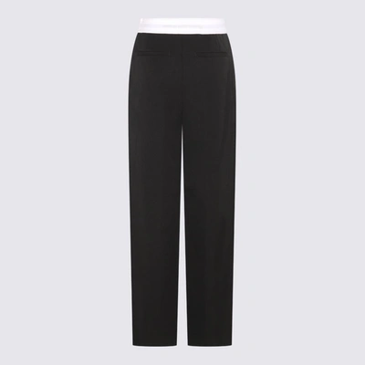 Shop Alexander Wang Black Cotton Pants