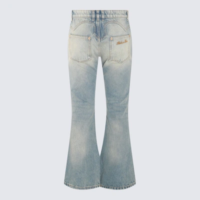 Shop Balmain Jeans In Bleu Jean