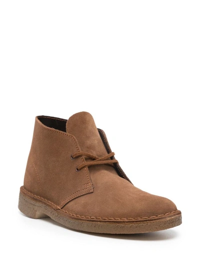 Shop Clarks Desert Boots Shoes In Brown