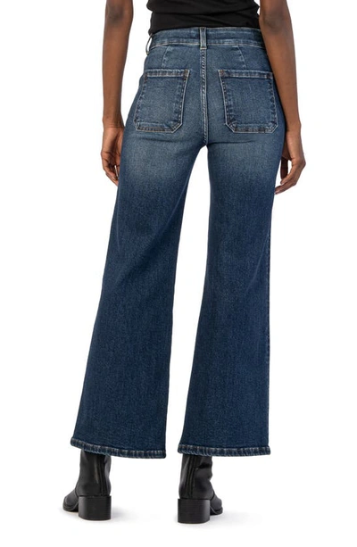 Shop Kut From The Kloth Meg High Waist Flare Jeans In Bracing
