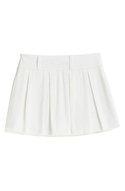 Shop Tractr Kids' Chain Accent Pleated Skort In White