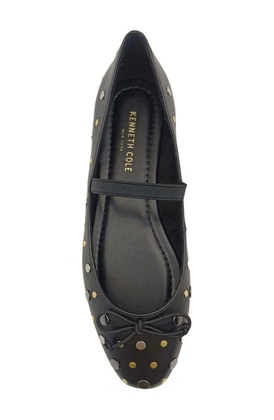 Kenneth Cole New York Myra Stud Mary Jane Flat In Black