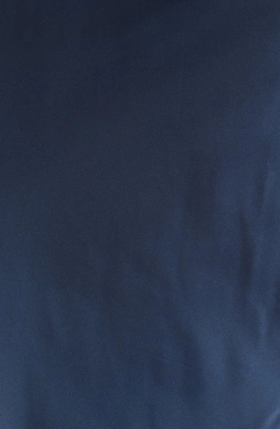 House Of Cb Charlene Satin Maxi Skirt In Navy