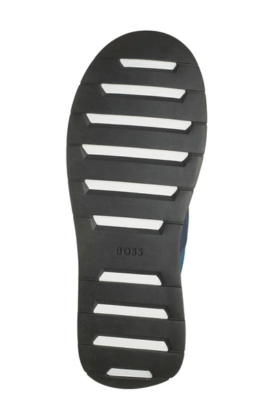 Shop Hugo Boss Titanium Sneaker In Turquoise