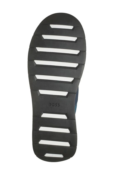 Hugo Boss Titanium Sneaker In Turquoise