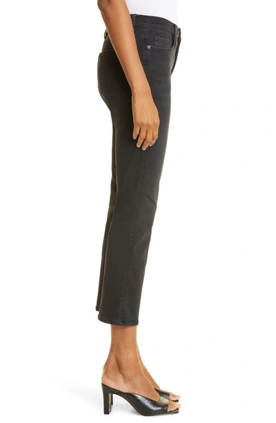 Shop Frame Le Pixie Sylvie High Waist Slim Straight Leg Jeans In Kerry