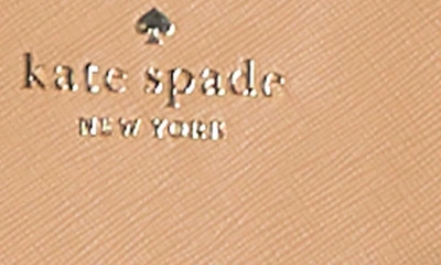 Shop Kate Spade Cameron Medium L-zip Card Holder In Light Fawn
