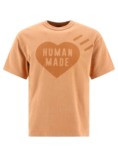 Shop Human Made "ningen-sei Plant" T-shirt In Orange