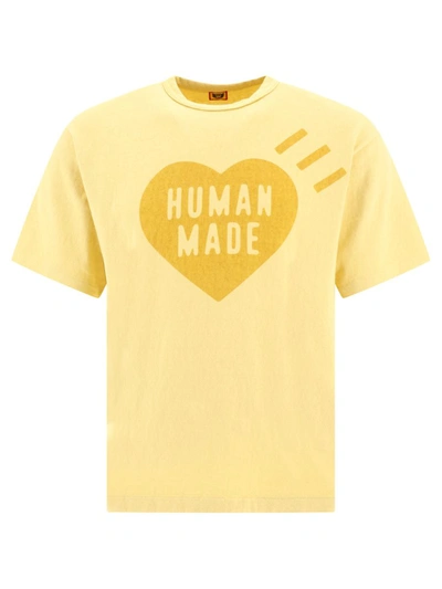 Shop Human Made "ningen-sei Plant" T-shirt In Yellow