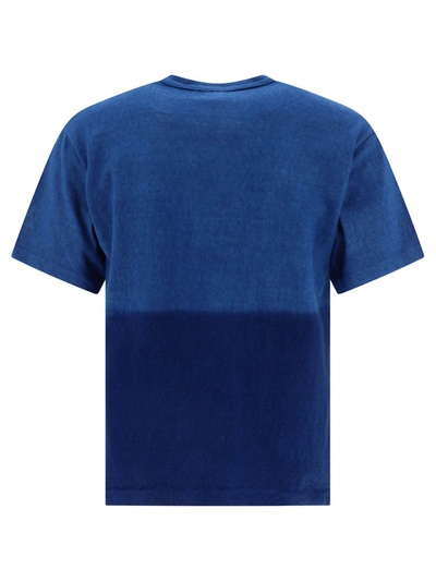 Shop Human Made "ningen-sei" T-shirt In Blue