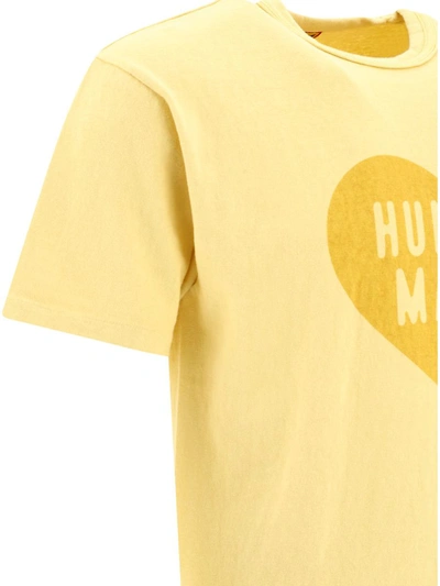 Shop Human Made "ningen-sei Plant" T-shirt In Yellow