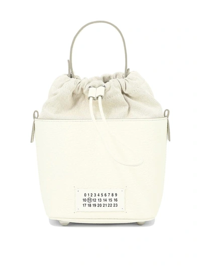 Shop Maison Margiela "5ac" Handbag In White