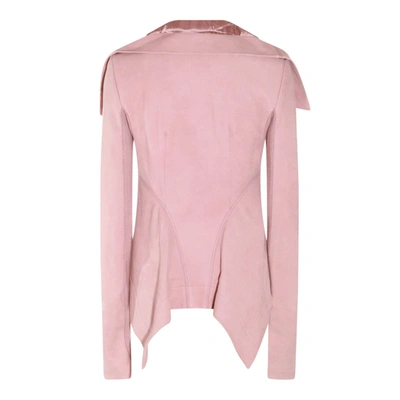 Shop Rick Owens Jackets In Dusty Pink