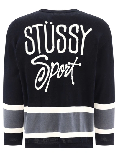 Shop Stussy Stüssy "hockey" Sweater In Black