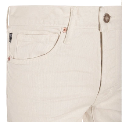 Shop Tom Ford Jeans White