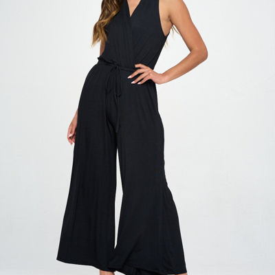 Shop West K Jillian Sleeveless Jumpsuit In Black