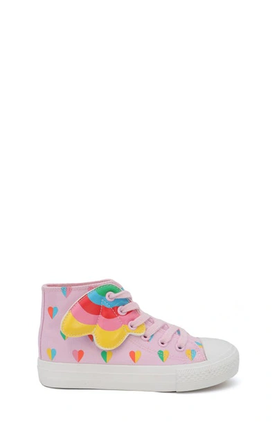 Shop Yoki Kids' Colorful High Top Sneaker In Pink