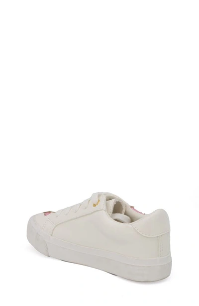 Shop Yoki Kids' Butterfly Patch Sneaker In White