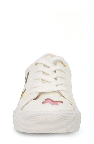 Shop Yoki Kids' Butterfly Patch Sneaker In White