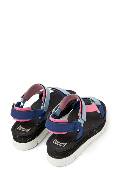 Shop Camper Oruga Up Sport Sandal In Blue/ Pink