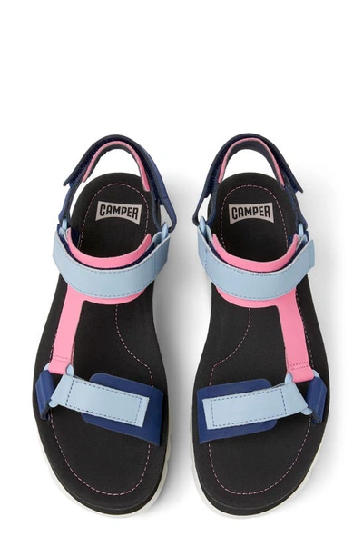 Shop Camper Oruga Up Sport Sandal In Blue/ Pink