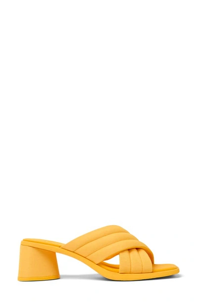 Camper Kiara Crossover-strap Sandals In Bright Orange