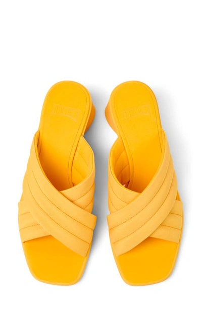 Camper Kiara Crossover-strap Sandals In Bright Orange
