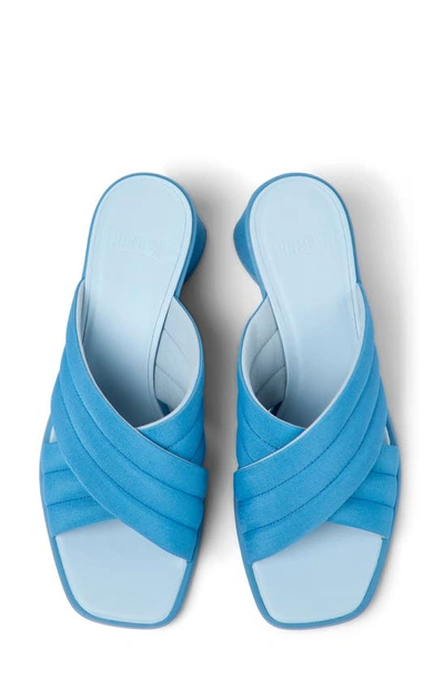 Shop Camper Kiara Slide Sandal In Medium Blue