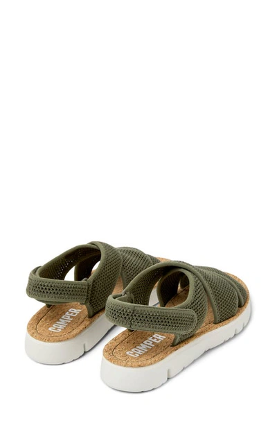 Shop Camper Oruga Sandal In Medium Green