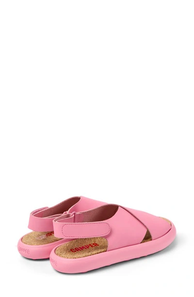 Shop Camper Pelotas Flota Crisscross Slingback Sandal In Medium Pink