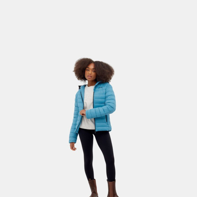 Shop Bench Dna Ludlow Hooded Puffer Jacket In Blue