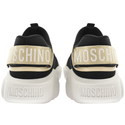 Shop Moschino Orso35 Trainers Black