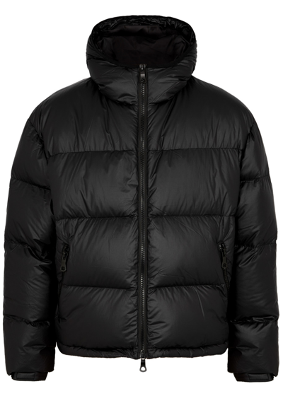 Shop Mki Miyuki Zoku Quilted Hooded Shell Jacket In Black
