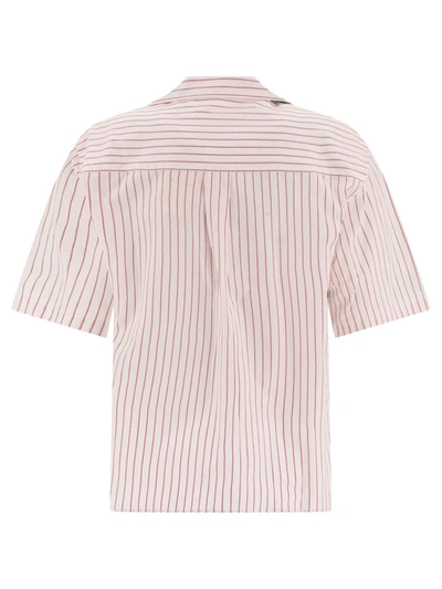 Shop Marni Bowling Shirt With Contrast Back In White