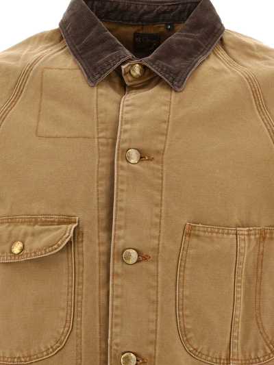 Shop Orslow "1950's" Jacket In Brown