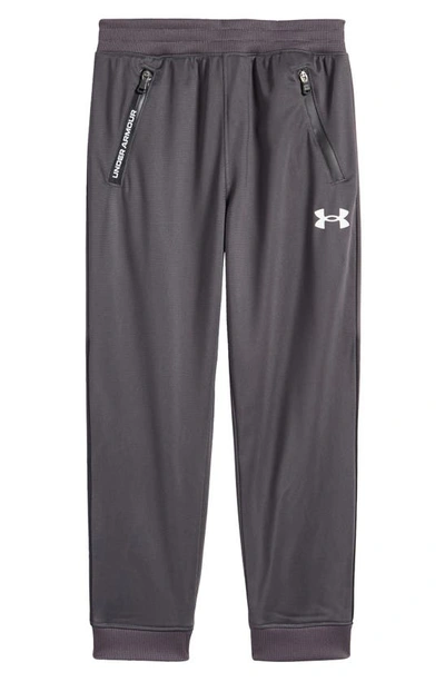 Shop Under Armour Kids' Pennant Pants In Charcoal