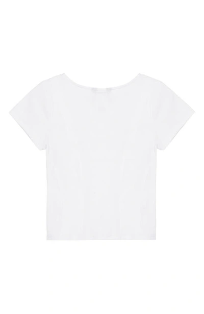 Shop Truce Kids' Rib Cotton Top In White