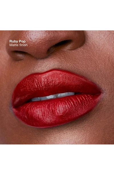 Shop Clinique Pop Longwear Lipstick In Ruby Pop