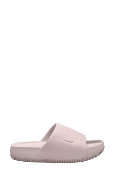 Shop Nike Calm Slide Sandal In Barely Rose/ Barely Rose