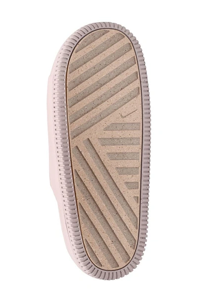 Shop Nike Calm Slide Sandal In Barely Rose/ Barely Rose