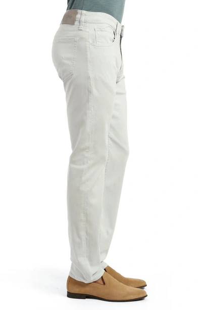 Shop 34 Heritage Charisma Relaxed Straight Leg Twill Pants In Pearl Twill