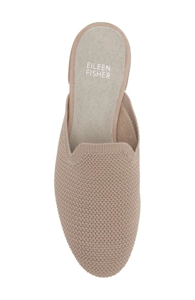 Shop Eileen Fisher Betsy Knit Mule In Taupe