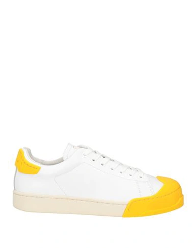 Shop Marni Man Sneakers White Size 8 Leather