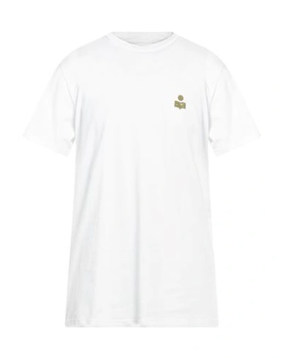 Shop Isabel Marant Man T-shirt White Size Xl Organic Cotton