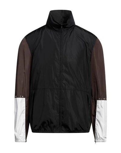 Valentino Garavani Man Jacket Black Size 42 Polyamide In Black
