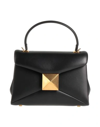 Shop Valentino Garavani Woman Handbag Black Size - Leather