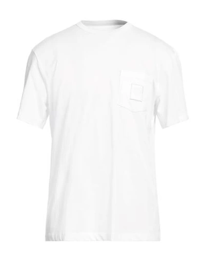Shop Blauer Man T-shirt White Size Xxl Cotton