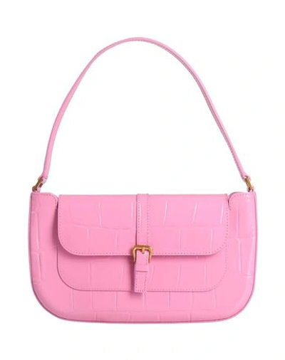 Shop By Far Woman Handbag Pink Size - Cow Leather