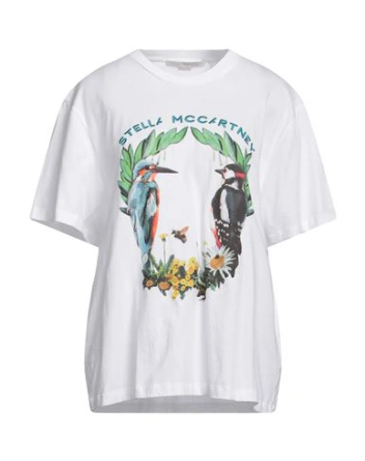 Shop Stella Mccartney Woman T-shirt White Size 6-8 Cotton, Elastane, Viscose