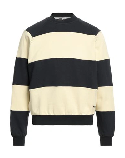 Shop Sunnei Man Sweatshirt Beige Size Xs Cotton